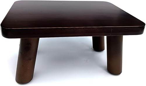 Taburete corto de la marca de castaña taburete de madera, taburete de madera maciza, pequeño taburete corto, taburete para cambiar zapatos, taburete