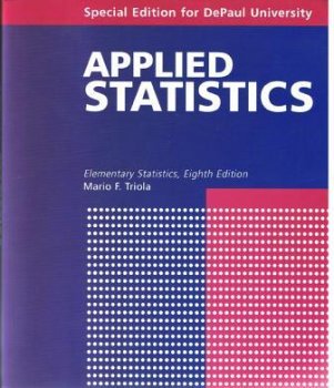 Unknown Binding Applied Statistics (Special Edition for DePaul University) Book