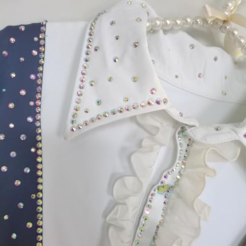 JoyCan Grey and White Men's Figure Skating Costumes Professional Custom Competition Clothing