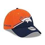 New Era NFL Denver Broncos Official 2023 Sideline Colorway 39THIRTY Stretch Fit Cap, Größe :M/L