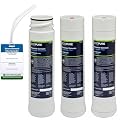EcoPure Reverse Osmosis Filter and Membrane Set - Includes Membrane ECOROM and Pre/Post Filter Set ECOROF - Plus Reminder Tag - NSF Certified Authentic OEM Parts for ECOP30 RO Unit - EcoPure Only