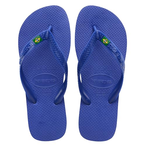 Havaianas - Top Brasil, Chanclas Cómodas, Duraderas y Ligeras, con Suela Antideslizante, Bandera de Brasil en las Tiras, Adultos Unisex