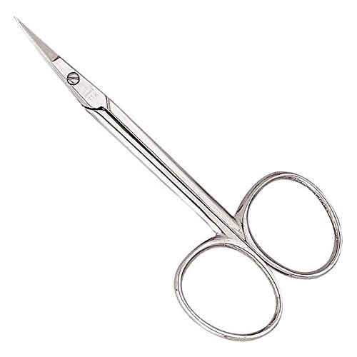 nippes Solingen Hautschere | Nagelhautschere Extra Fein | Aus Solingen | Made in Germany Mit scharfer gebogener feiner Spitze | Maniküre Schere | Zum Kürzen der Nagelhaut