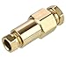 Parker 62HD-8-6 Flareless Tube Fitting, Hi-Duty, Tube to Tube, Brass, Compression Union, 1/2" and 3/8"