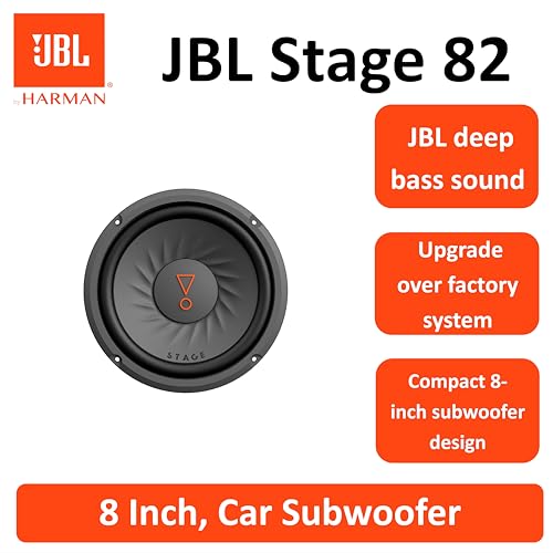 JBL Stage 82 20cm/200mm (8\) Auto-HiFi Subwoofer Chassis/Woofer/Lautsprecher Schwarz 800 Watt Maximalleistung