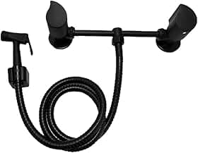 Misturado externo com Ducha Higiênica e Gatilho De Metal Preto C71 1/4 De Volta Samer Metais