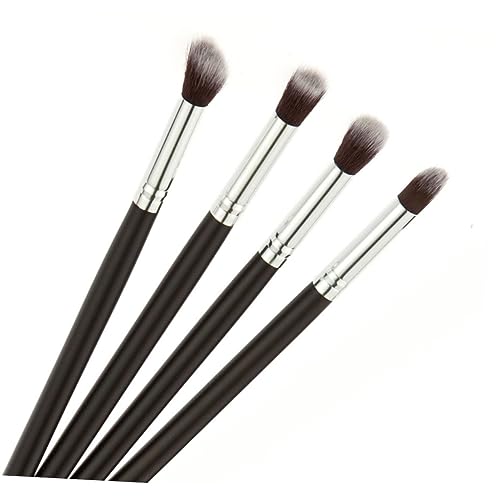 Angoily 4pcs Eye Shadow Makeup Brush Set Travel Size Portable Makeup Brush Kit Soft Horse Hair Perfect for Travel Present