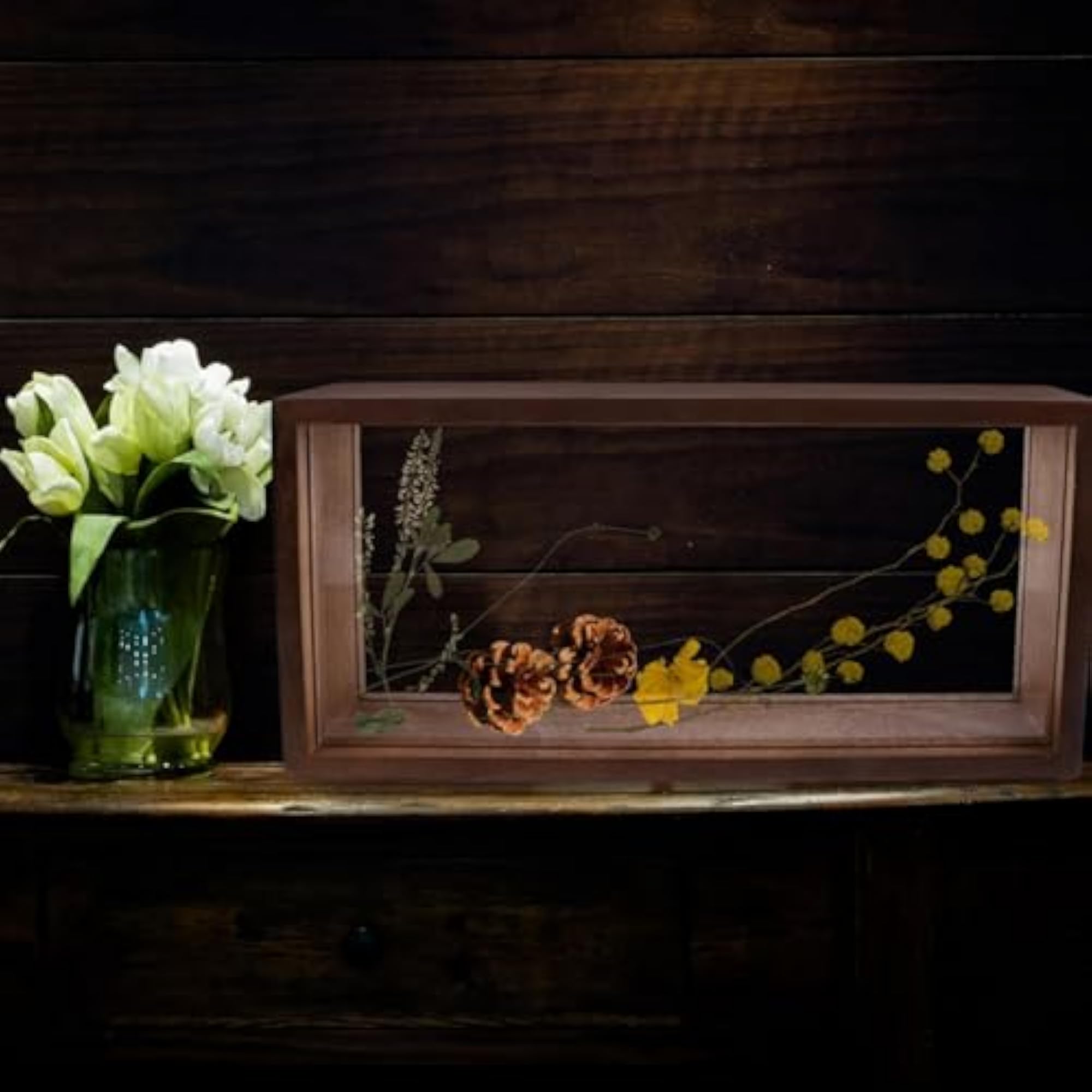 Shadow Box Picture Frame Dried Flowers Frame