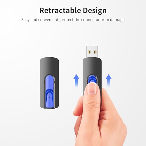 Raoyi U200-BCFGHOPRUY10-16G 10Pcs 16Gb Usb Flash Drives Slide Retractable Memory Stick Bulk Usb 2.0 Thumb Drive Jump Drive Zip Drive Usb Sticks Data Storage Backup thumb #4