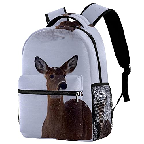 Sac à dos de voyage décontracté cerf multicolore pour homme et femme