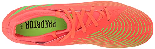 Adidas Unisex Edge.4 Predator Flexible Ground Soccer Shoe, Solar Red/Solar Green/Black (Sock), 9 Us Men #TOP4