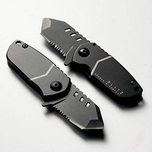 Bomber & Company B-2 Blitz Nano Blade | World's Smallest Tactical Pocket Knife EDC Multitool