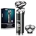 Price comparison product image Electric Razor for Men, KENSEN Electric Shavers for Men Waterproof, Wet and Dry Rechargeable Rotary Mens Electric Shavers, Shavers for Men LED Display Cordless Mens Shaver