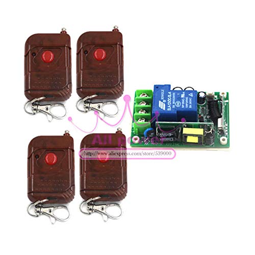 2 Ways Smart Control On-Off Wall Switches White Color Wooden Remote ...