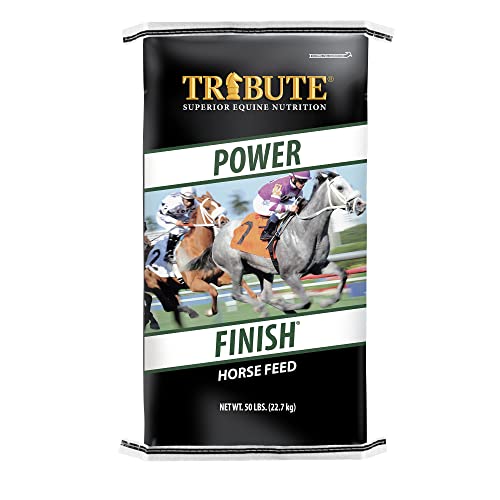 TRIBUTE Power Finish Performance Race Horse Feed, 50 lb