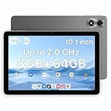 UMIDIGI Tablet G1 Tab 2025, 8(4+4) GB+64GB 1TB Expand, 5G/2.4G WiFi, 10.1 inch HD Tablet with Quad-Core Processor up to 2.0 GHz, 6000mAh, Dual Camera, BT, 1280 * 800 Touch Screen
