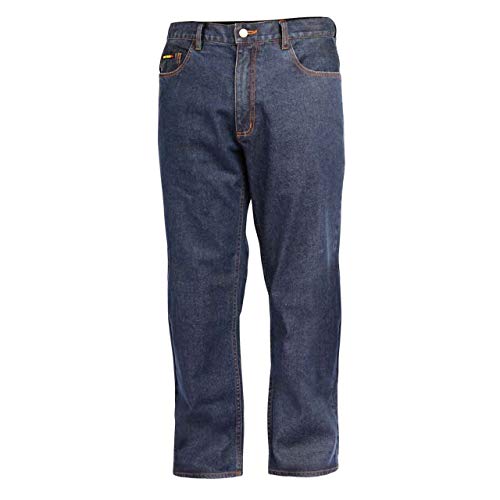 Black Stallion FD10-30P Relaxed-Fit FR Stretch Denim Work Pants, 10.5 oz, 30