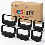 Best Ink Compatible Printer Ribbon Black (Pack of 6) for use in Star SP700 RC700 SP712 SP717 SP742 SP747 (RC800B, RC800R, RC800B/R, RC800BR)