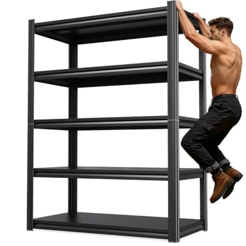 72''H 36''W Storage Shelves,2500LBS Garage Shelving ,Adjustable Garage Shelves ,Heavy