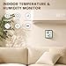 DOQAUS 3 Pieces Digital Hygrometer Indoor Thermometer Humidity Meter with Accurate Temperature and Humidity Monitor for House, Baby Room, Greenhouse, Incubator - Battery Included