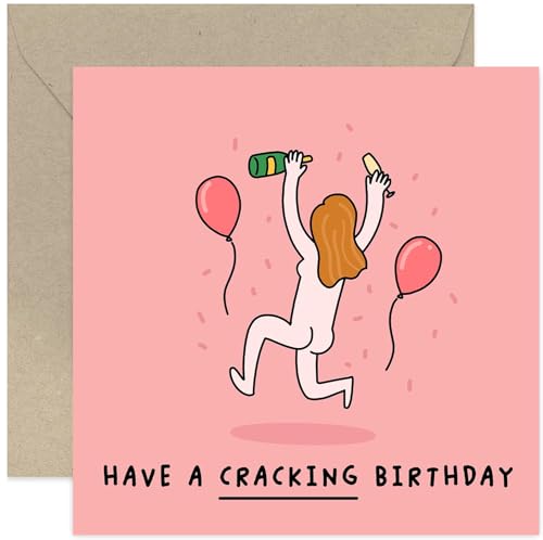 Funny Female Birthday Greeting Cards for Mum - Cracking Birt