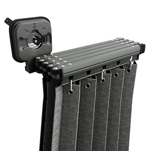 Tringle de douche rétractable au design pliable et support rotatif 360° - 2