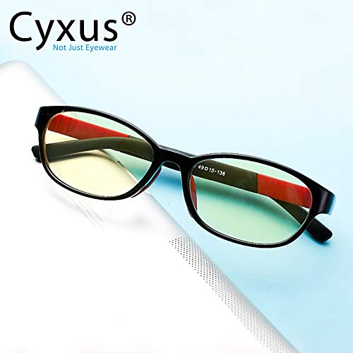 Almofadas de nariz retangulares de silicone anti-azul TR90 infantil (lentes transparentes) estojo es