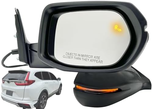 Brock Passenger Side Power Mirror Replacement For 2015-2017 Subaru Outback & Legacy - With Heat, Signal & Blind Spot (Paint-to-Match Black Cover) - View #8