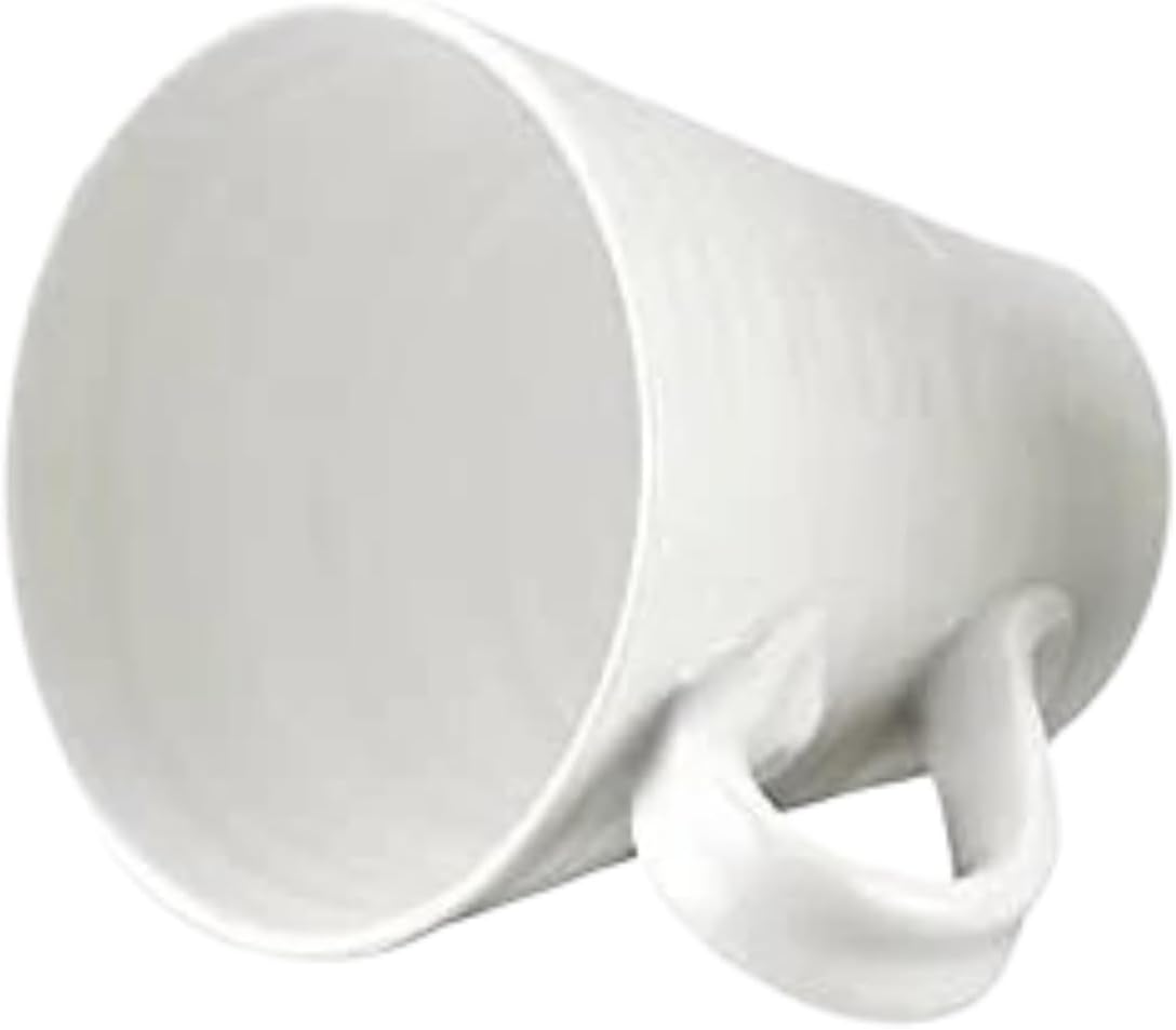 Portmeirion Sophie Conran 12.5 Oz. Mug - Stylish Fine Porcelain Cups for Coffee, Tea & Hot Beverages, Classic Everyday Drinkware for Dining & Entertaining - Dishwasher & Microwave Safe