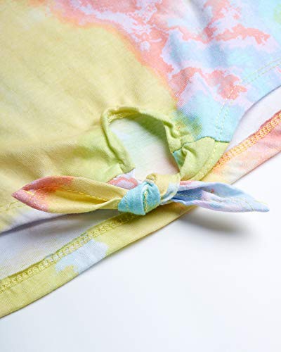 bebe Girl's Tee Shirts - 2 Pack Short Sleeve Graphic Top Shirts with Rhinestone and Glitters (Sizes: 4-6X)4