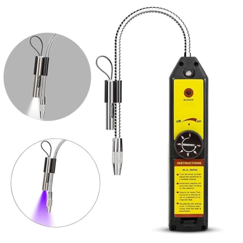 WJL-6000L Freon Leak Detector Halogen Gas Sniffer Refrigerant AC Leak Tester R22 R410A R134A R1234YF