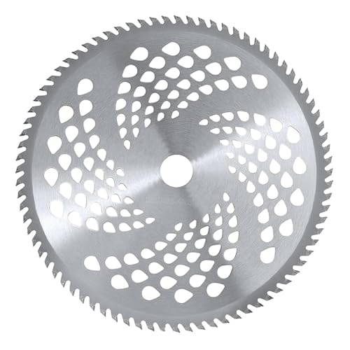 Sichgitzo 10" 80T Carbide Tip Weed Eater Saw Blade Brush Cutter Saw Blade Grass Trimmer Blade