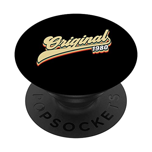 1980 Cumpleaños PopSockets PopGrip Intercambiable