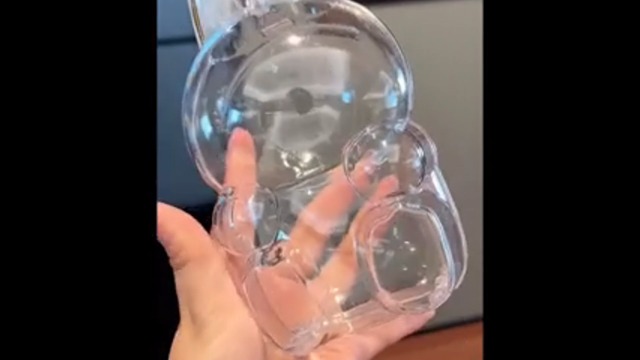 Estuche Acrílico Transparente Para Figuras Labubu | Protector Antipolvo Y Arañazos Con Cadena Metálica | Vitrina Individual Para Coleccionables De Caja Ciega