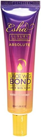 Esha Absolute Lace Wig Bond - Invisible Wig Bonding Glue: Water and Oil-Resistant, Non-Toxic Formula for a Gentle, Secure Hold