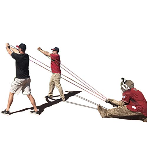 Water Balloon Launcher Slingshot 400 Yard Toys, T-shirt Launcher Cannon, 3 Person Large
