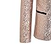 Men Sequin Blazer Metallic Slim Suit Dinner Prom Shiny Outfit Wedding Party Tuxedo Banquet Fashion Jacket Pant (L-cm,Champagne)