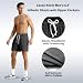 Imagen de Casey Kevin Pantalon Corto Hombre Algodón Cremallera Bolsillos Deporte Gimnasio Pantalón Running Calzonas Fútbol Baloncesto Verano Shorts Tenis Deportivo Gym Cortas Regalo