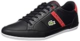Original Lacoste Schuhe Lacoste Herren Chaymon 0120 2 CMA Sneaker, Blk/Red, 44 EU
