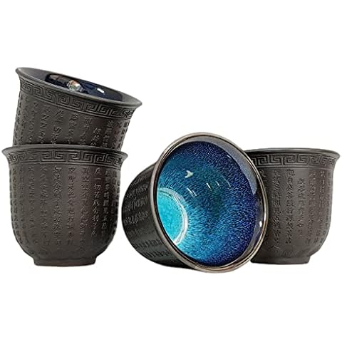 KOPYFANTAP Juego de 4 Tazas de Té Asiáticas sin Asas Cover