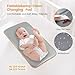 LOVEVOOK Small Diaper Bag Backpack, Waterproof Diaper Bags for Baby Girl Boy with Changing Pad, Stylish Baby Diaper Bag, Travel Diaper Bag for Mom Dad with Stroller Buckles,14 Inch