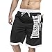 Produktbild Lonsdale Herren CLENNELL Badehose, Schwarz/Weiß, XL