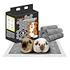 Guinea Pig Bedding, Disposable Guinea Pig Cage Liners, Charcoal Odor Controlling Absorbent Waterproof Pee Pads for Rabbits, Hamster and Other Small Animals. 18''x24'',50 Count