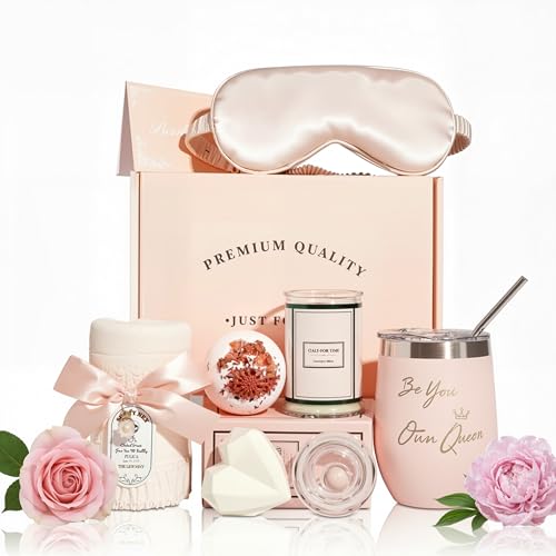Premium Self-Care Gift Set for Her – Deluxe Mom Gift Basket with ...