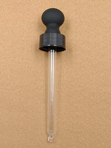 Glass Eye Dropper 2Oz(60Ml) Set Of 6 | Dropper With Screw Top | Essential Oils, Science Experiments, Labware, Art & Crafts, Kids Craft, Medicine Spoon Baby | Long Dropper Tube | Eye Dropper No Bottle #TOP5