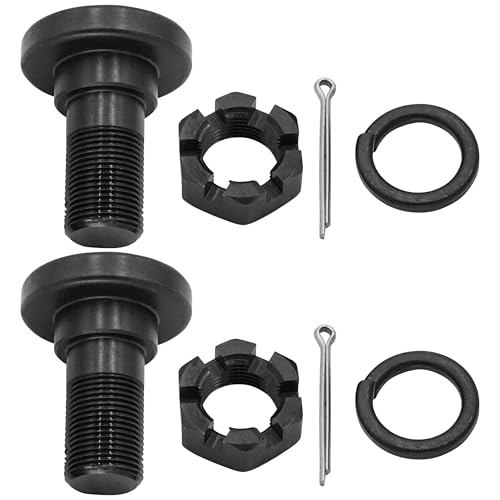Caltric Blade Bolts with Castle Nut Kit Compatible with King Kutter Rotary Cutter L40 L48 L60 L72 P48 P60 P72 501001