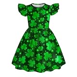 Celebra con estilo con este vestido de estilo San Patricio con un estampado festivo que combina perfectamente con las vacaciones.