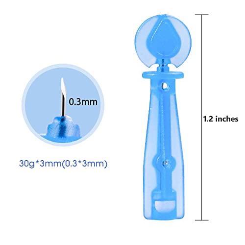 KUMarte 50 Pack Disposable Blackhead Remover Tools, 50 Count Professional Acne & Blemish Extractor Set for Whitehead, Comedone, Pimple Removal – Salon & Home Use