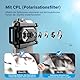 200x Handy-Mikroskop linse mit CPL,Handy-Mikroskoplinse mit LED UV-Licht/Universal-Clip, praktisches Mini-Mikroskop für Android/iPhone