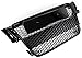 SHGE Accesorios De Parrilla De Coche Estilo De Coche 2007~2011 A5 Sline Emblema Negro Rejilla De Parachoques Delantero Parrilla para A5 S5 S Line
